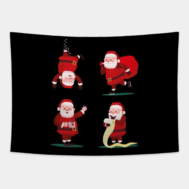 Best Seller Santa's Daily Life Trending Now Trending November Tapestry by benayache