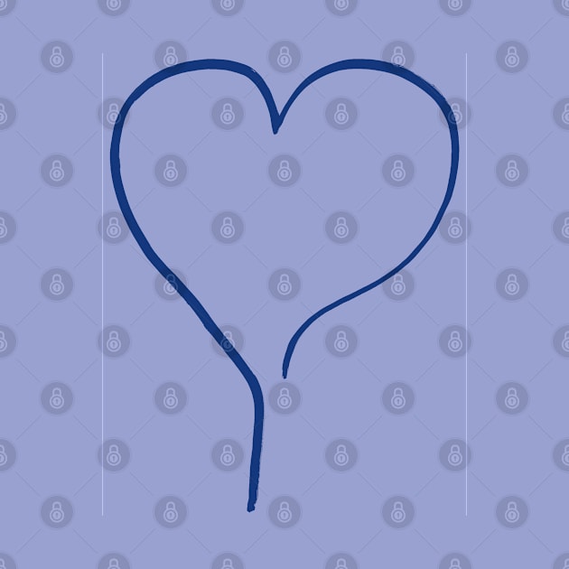 My Blue Heart on the right line  - Oneliner by Motiondust