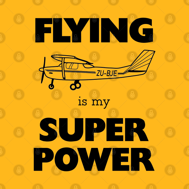 Flying is my Super Power by The Creative Palette