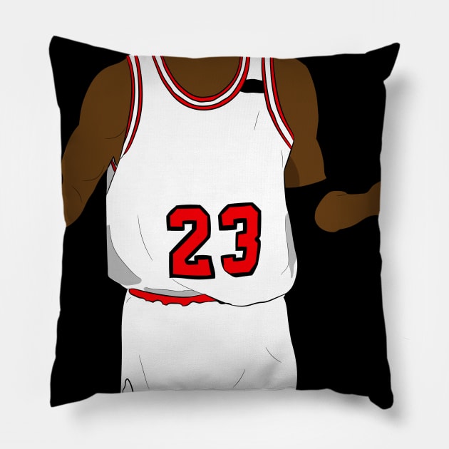 Michael Jordan Shrug Pillow by SickSticksCo