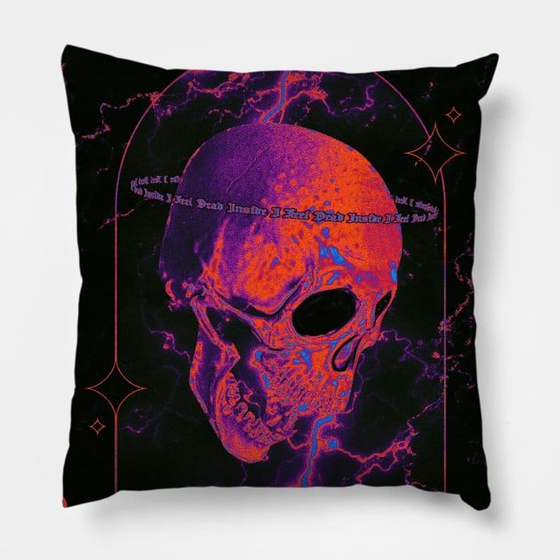 Skull Pillow by VanessaBorusse