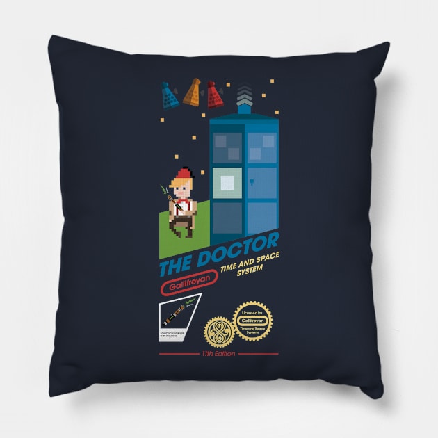 The Doctor The Game Pillow by pixelpwn