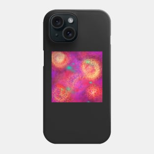 Pink Nebula Glitter Galaxy Phone Case