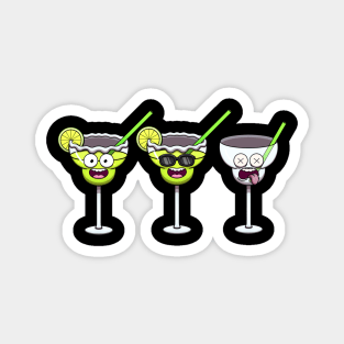 Cartoon Margaritas Magnet