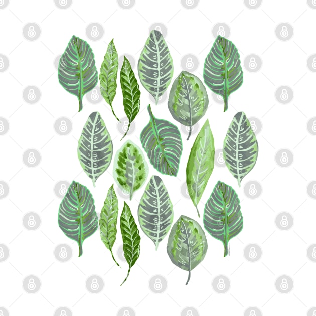 Leafy Leaves by Limezinnias Design