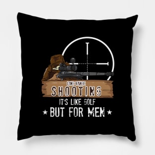 Sniper Shirt Shooting Gunner Hunting Deer longrange Pillow