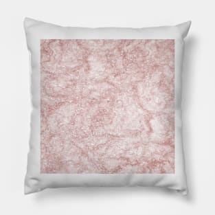 Dusty metallic marble Pillow