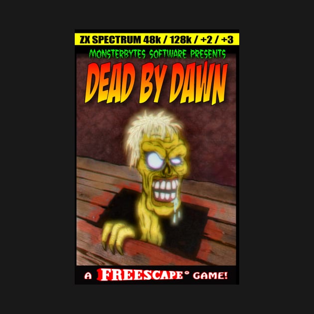 Dead by Dawn ZX Spectrum Game Inlay Art (official) by MalcolmKirk