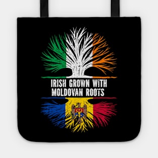 Irish Grown With Moldovan Roots Ireland Flag Tote