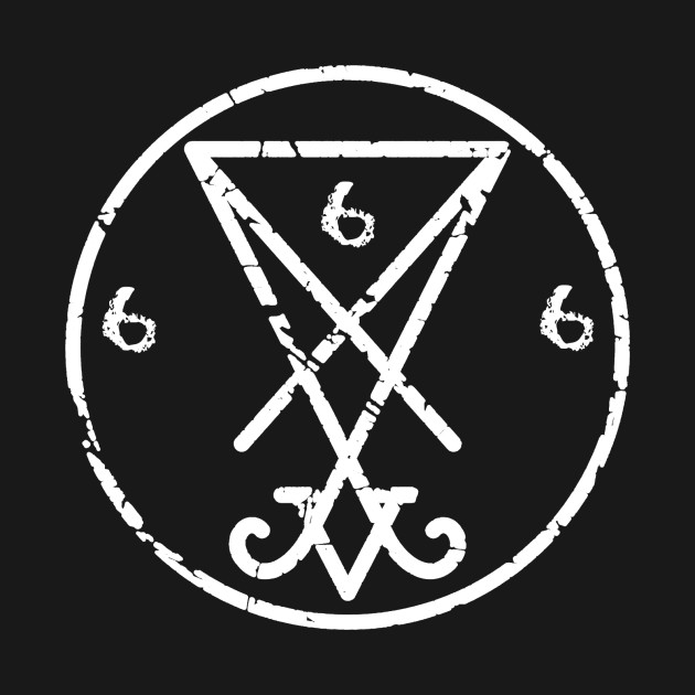 Satanic Symbol Of Lucifer 666 - 