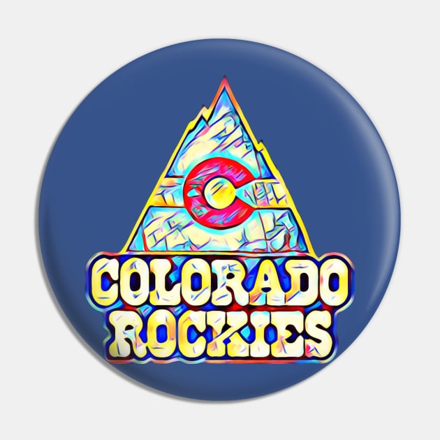 Colorado Rockies Hockey Pin by Kitta’s Shop