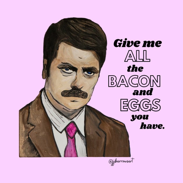 Ron Swanson by JJ Barrows 