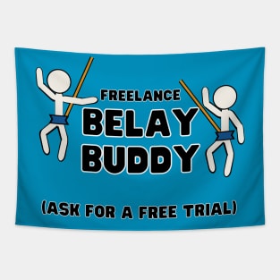 Freelance Belay Buddy Tapestry