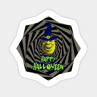 Funny Halloween Shrek Magnet