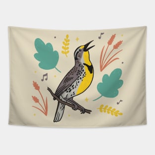 Western meadowlark Tapestry