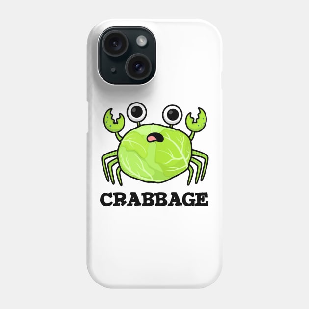 Crabbage Cute Cabbage Crab PUn Phone Case by punnybone