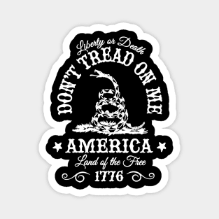 Dont Tread On Me Back Design Magnet