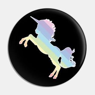 Pastel Rainbow Unicorn Pin