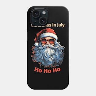 Santa's Sunny Selfie | "Christmas in July" Santa T-Shirt Phone Case