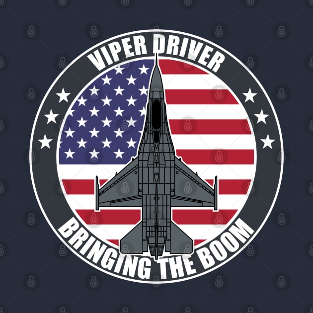 F-16 Viper USA Patch by TCP