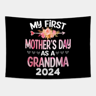 My first Mother's day as a grandma 2024  Mother's Day Tapestry