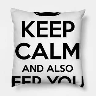 Keep Calm and Keep Your Distance Pillow