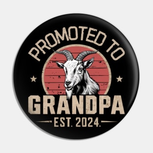 Promoted to grandpa 2024 Pin