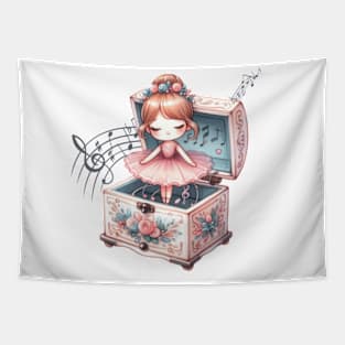 Music Box Ballerina Tapestry