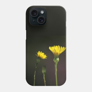 Dandelion Family - yellow wildflowers Phone Case