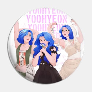 Blue Hair Yoohyeon Pin