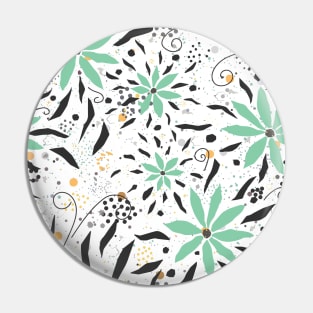 Floral Pattern Pin