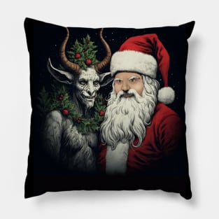 Creepy Christmas Pillow