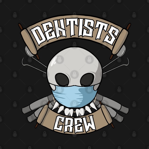 Dentists crew Jolly Roger pirate flag by RampArt