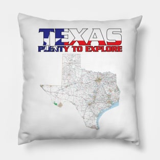 Texas Plenty to Explore Pillow