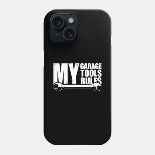 My Garage my Rules Diesel Mechanic Quote  Mechanic Phone Case