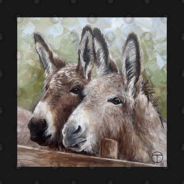 Two Donkeys (2023) by olia-tomkova