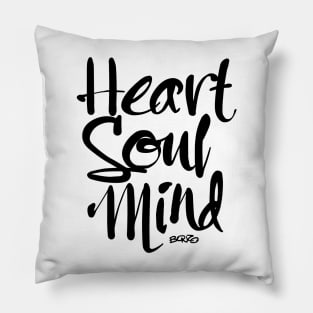 Heart Soul Mind 4 Pillow