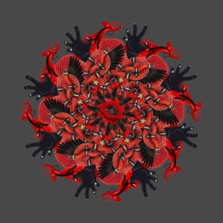 red halloween mandala T-Shirt