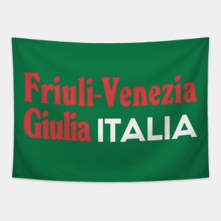 Friuli Venezia Giulia // Retro Italy Region Typography Design Tapestry