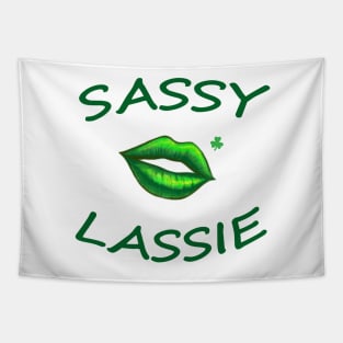 Sassy Lassie Lips Tapestry