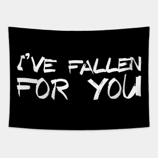 I've Fallen For You - Funny Snowboarding Gift Tapestry