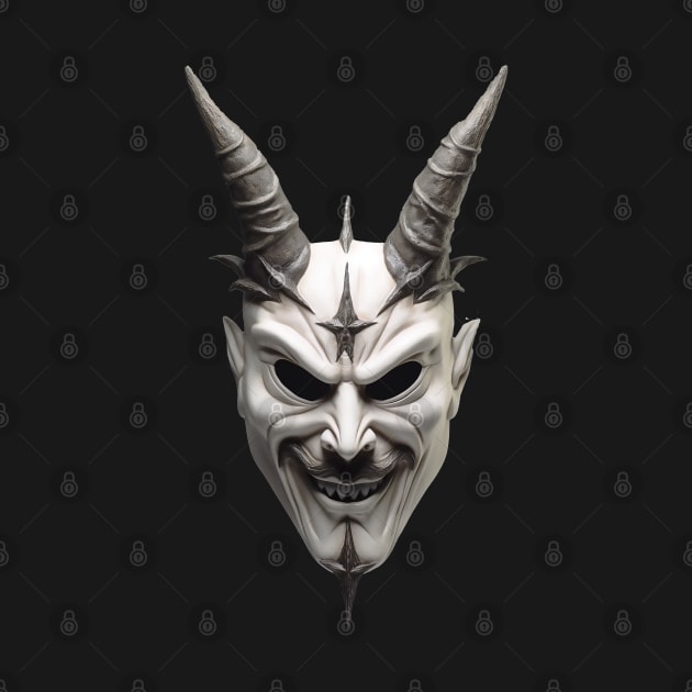 Revolutionary Fusion: Guy Fawkes Mask Shaped as Baphomet by Layer8