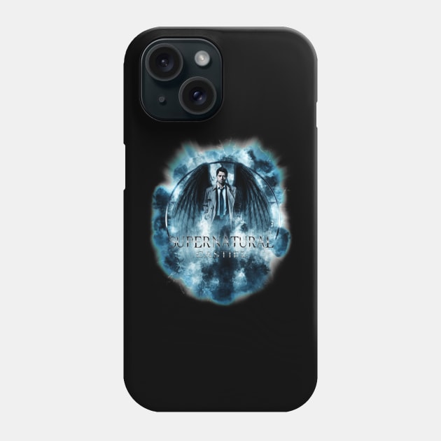 Supernatural Castiel Storm Phone Case by Den Tbd