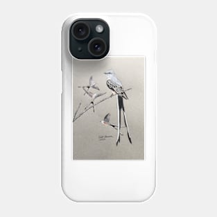 Scissor-tailed Flycatchers Phone Case