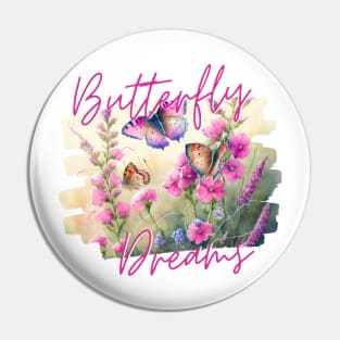 Pink Butterfly Dreams Pin