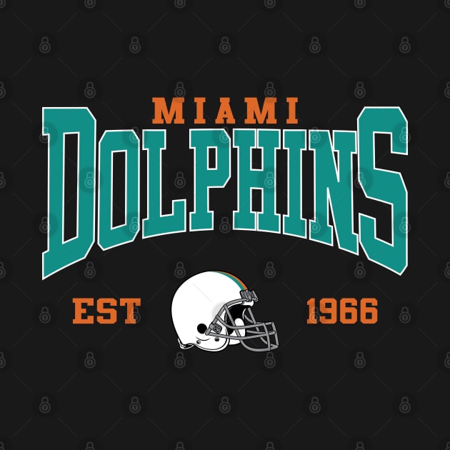 Retro Miami Football by genzzz72