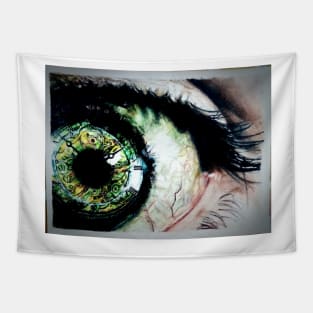 Eye on the time Tapestry