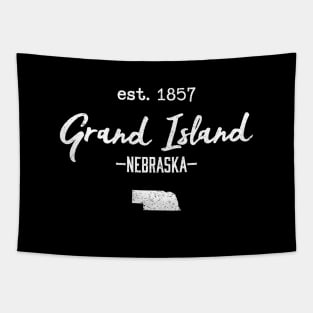 Grand Island Nebraska City State Vintage Tapestry