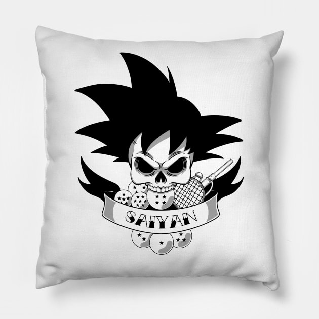 Old School Saiyan Pillow by Insomnia