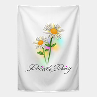 Delicate Daisy Tapestry